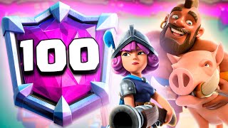 HOG 26 PUSH TO TOP 100 PART 22  CLASH ROYALE [upl. by Aisetra]