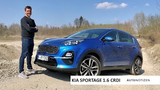 Kia Sportage 16 CRDI MildHybrid 136 PS 2020 Review Test Fahrbericht [upl. by Baptista827]