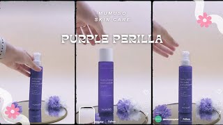 Purple Perilla Skin Care Products By Mumuso [upl. by Zuzana]