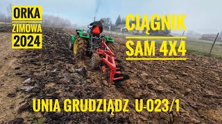 ORKA ZIMOWA 2024 CIĄGNIK SAM 19TD 4X4 amp UNIA GRUDZIĄDZ U0231 OPOROWO [upl. by Eilesor235]