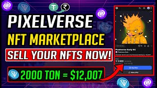 Pixelverse NFT Marketplace Sell Your NFTs Now  How to Sell Pixelverse NFT on Marketplace Guide [upl. by Partan]