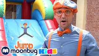 Amys Playground  Excercise  Blippi  Moonbug Literacy [upl. by Salzhauer]