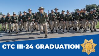 CTC III24 Cadet Graduation Highlights  California Highway Patrol [upl. by Anialam601]