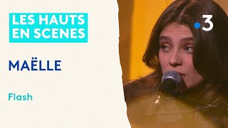 LIVE  Maëlle gagnante de The Voice 2018 interprète Flash [upl. by Dolhenty371]