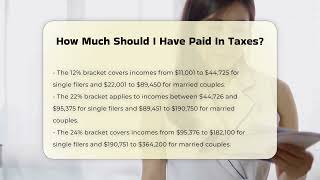 How Much Should I Have Paid In Taxes  CountyOfficeorg [upl. by Eceirahs]