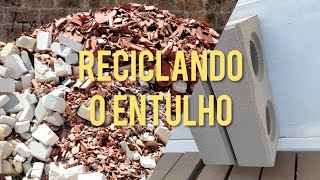 Tijolo Ecológico com Resíduo de Construção FaçaVocêMesmoSuaCasa  T02EP02 [upl. by Ardene]