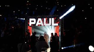 Deji vs Jake  JAKE PAULS WALKOUT  Ringside View [upl. by Lorita]