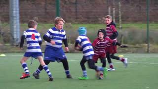 Sale Sharks U9 Rugby Tournament Wirral Warriors v Ruthin  25th Nov 2017 [upl. by Elinor]