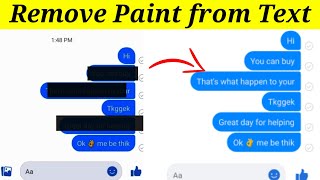 How To Remove Paint from Text  text se paint remove kaise kare  how to REMOVE TEXT PAINT [upl. by Oleic]