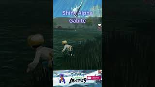 SHINY ALPHA GABITE shorts shinypokemonhunter pokemonlegendsarceus shinypokemon pokemon [upl. by Carpet]