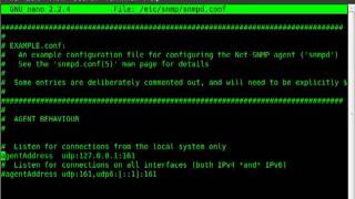 How to configure snmpd [upl. by Nyltiak]