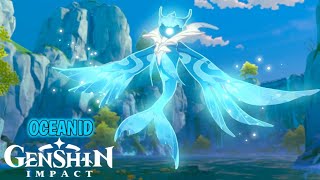 OCEANID WATER BOSS  F2P FRIENDLY DEFEATING TUTORIAL  GENSHIN IMPACT  MHS [upl. by Hanaj856]