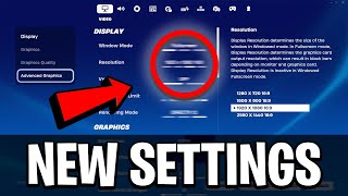 NEW FORTNITE SETTINGS Explained NEW Movement UI Revamp amp More [upl. by Ggerg]