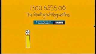 The Reading Writing Hotline NBN short variant 2010 [upl. by Copeland]