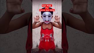 DIY Spooky Paper Mask for Horror Acts amp Mime Performance shorts youtubeshorts shortsfeed diy [upl. by Amitak]