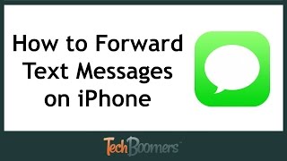 How to Forward a Text on iPhone [upl. by Hennessey]