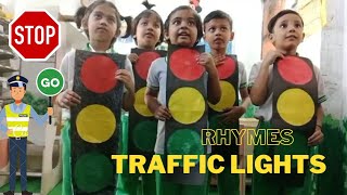 TRAFFIC LIGHTS SONG🚦LITTLE GLEANERS JOYFULLY SANG  rhymes trafficlight learning school kids [upl. by Giulia]