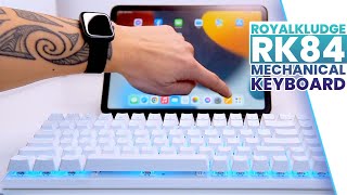 RK ROYAL KLUDGE RK84 Review A Great 75 Mechanical Keyboard [upl. by Nosnor]