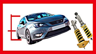 COMO MONTAR SUSPENSIÓN ROSCADA ❌ FACIL  ❌  COILOVERS SEAT IBIZA 6j  TheVristal [upl. by Link]