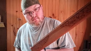 quotWOW COOLquot Custom look to gun stocks by power carving and wood working [upl. by Akimert]