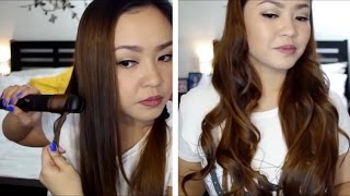 Paano Ako Curling with a Flat Iron 2 Ways  TAGALOG [upl. by Young695]