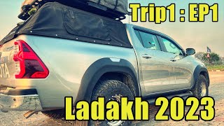 5000 Kms Warmup Trip Started  Ladakh 2023 EP1 [upl. by Enilrem]