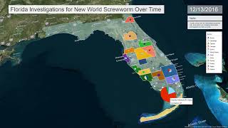 “Map Video New World Screwworm Investigations in Florida from January 2016 – Present” [upl. by Schouten245]