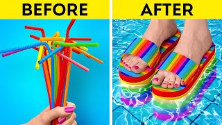 WOW RAINBOW CRAFTS🌈 HOT GLUE 3D PEN EPOXY RESIN DIYS [upl. by Haiacim]