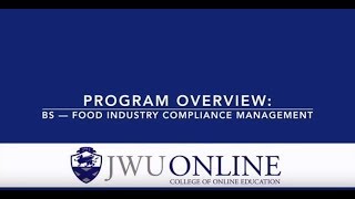 Program Overview BS — Food Industry Compliance Management [upl. by Nowad]