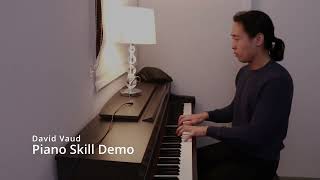 David Vaud — Piano Skill Demo [upl. by Moira600]