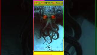 cthulhu sea monster awakens 👹😱  cthulhu  shorts [upl. by Enivid]