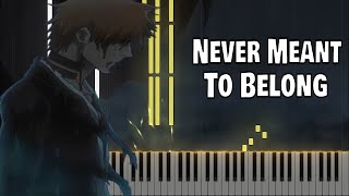 Never Meant To Belong  Bleach Intermediate Tutorial [upl. by Rebmaed]