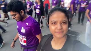 New Delhi Marathon Running 🏃‍♀️Practice Delhi early morning Ambassador  Soha Ali Khan 📣 [upl. by Allevon]