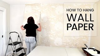 How to Hang Wallpaper with Paste [upl. by Iuq]