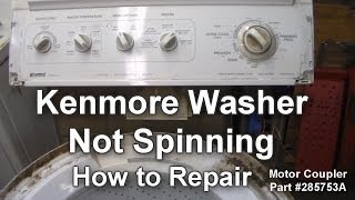 Kenmore Washer Not Spinning  How to Troubleshoot and Repair [upl. by Lange]