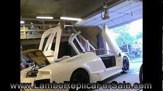 LP640 Lamborghini Murcielago Replica Kit Car Project Update Door Poppers Engine Sound [upl. by Salomone]