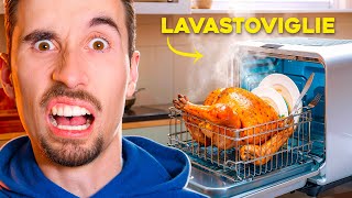 CUCINO il POLLO con la LAVASTOVIGLIE🍗 Sarà cotto [upl. by Thaddus]