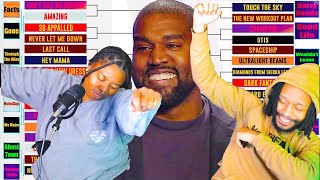 Kanye West Song Bracket Part 1 ‼️‼️ [upl. by Aseret73]