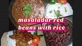 Dilicious masaladar red beans recipe [upl. by Ennayk736]