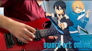 Sword Art Online  Swordland Main Theme  GUITAR  SHORT VER [upl. by Todd]