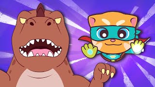 Talking Tom Heroes Compilation  New Hero on the Block  Cartoon Shows For Kids  Cartoon Candy [upl. by Doersten92]