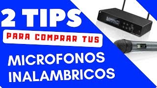 Los mejores Micrófonos inalambricos 2 TIPS para elegirlos 🎤 Estilo Dj [upl. by Adehsar78]