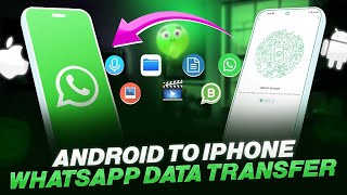 How to transfer WhatsApp from Android to iPhone Transfer WhatsApp chat from Android to iPhone16 [upl. by Fauch]