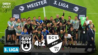 3 Liga Meister Ulm verabschiedet sich mit Sieg in die 2 Bundesliga  SWR Sport [upl. by Gnouh]