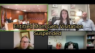 Entitled Mom Gets Visitation Suspended  Family Law [upl. by Eesac108]