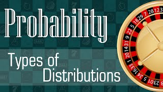 Probability Types of Distributions [upl. by Ravens]