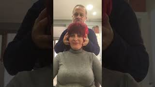 RENKLENDİRME amp KESİM ÇALIŞMASI 🎨💇🏻‍♀️ [upl. by Learsiy968]