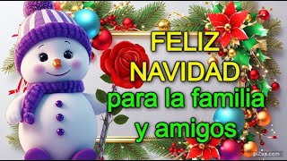 🌲HERMOSO Mensaje de FELIZ NAVIDAD🌹Saludos de navidad REFLEXION frases cortas [upl. by Abran]