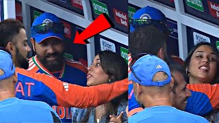 Virat Kohli did this when Rohits Wife RITIKA SAJDEH crying after INDIA won the T20 WORLDCUP vs SA [upl. by Bittner782]