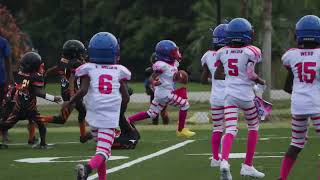 Pahokee Blue Devils 8u Highlights vs South Florida Bengals in Pahokee FL [upl. by Yttig]